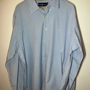 Polo Ralph Lauren Classic Fit Dress Shirt Mens XXL 100%cotton
